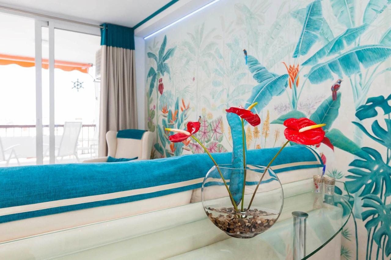 Апартаменти First Line Sea, Luxury Penthouse, Sea And Sunset View Vivenda Vacational Guayero 618 Лос-Крістіанос Екстер'єр фото